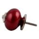 Neon Cherry Silver Fitting Ceramic Knob